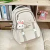 Mochila Escolar de Nuevo Modelo Transfronteriza de Gran Capacidad para Estudiantes de Secundaria, Alto Valor Estético, Estilo Workwear Estilo Ins, Mochila Ligera de Doble Hombro para Estudiantes de Primaria