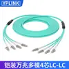 Cafetería OM3 Cable de parche de fibra óptica blindado 10G Multimodo Doble núcleo 4/6/8 núcleos Cable de fibra óptica LC-LC Youpu Optical