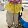 Roupas Infantis Zhe Li Saia de Renda para Meninas Estilo Fino de Verão 2026 Moda Saia Bolo Infantil Saia Curta para Bebê Menina