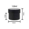Pote de Creme Azul de Plástico PP 80/100/120/150ml Frasco para Máscara Material de Embalagem Cosmética Engarrafado