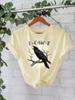 100 Algodón Amazon Transfronterizo Europa y América FCAWF Moda Suelta Casual Manga Corta Cuello Redondo Camiseta Mujer