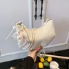 Bolsas Femininas de Nicho Super Populares 2026 Nova Tendência de Verão Versátil Bolsa Transversal Bolsa de Ombro Sob o Braço Bolsa Croissant