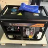Generador Soldador Diesel Pequeño de Arranque Eléctrico 230A Dazhe Power Tipo Móvil de Empuje Manual para Trabajos de Construcción al Aire Libre