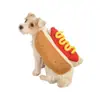 Fonte transfronteiriça cachorro-quente hambúrguer cachorro de estimação gato hambúrguer desenho animado roupas para cachorro roupas para animais de estimação