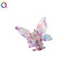 Qiyue Clip mariposa coreano de imitación de ácido acético para sujetar el cabello, clip tiburón para lavar el cabello, 7.5cm, horquilla de alta gama que combina con todo, adorno para el cabello