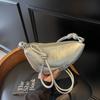 Bolso de Mujer Primavera y Verano Ins2025 Tendencia de Moda Bolso Elegante de un Solo Hombro Bolso Cruzado con Dumpling Nuevo Bolso Estilo Coreano