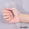 Zhengxiang Película de Esmalte de Uñas Nueva Transfronteriza Pegatinas para Manicura 20 Dedos Europeo y Americano Polvo de Cebolla Amazon Más Vendido Pegatinas Adhesivas para Uñas