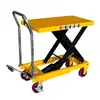 Carro plataforma elevadora manual, plataforma elevadora hidráulica de pedal, carro elevador para transporte de moldes, admite personalización