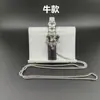 Sostenedor de Cigarrillos Modelo Nuevo, Mismo Estilo que en Xiaohongshu, Accesorios para Hookah Shisha con Collar, Pipa de Fumar de Metal
