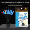 Ensacado: 5+2+2 meio-feijão silicone space beans big bean gigante competitivo pesca anzol pesca equipamentos de pesca acessórios atacado