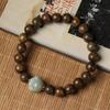 Sândalo Verde DIY Pulseira de Gato de Jade Masculina e Feminina Rosário Ornamentos Pulseira Fabricante de Joias Atacado