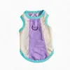 Procesamiento de tela de seda de hielo para ropa de protección solar. Ropa de protección solar para mascotas de tacto fresco, hecha a medida para perros medianos y grandes, disponible para producción OEM y marca privada