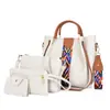 Bolsa para Mujer 2025 Nuevo Estilo Coreano Juego de Cuatro Piezas de Bolsas Madre-Hija, Bolso de Mano de Gran Capacidad, Bolso de Hombro, Bolso Cruzado, Venta al por Mayor desde Fabricante