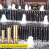 Bico de mola de cobre completo borbulhante cabeça de água paisagem lagoa de peixes circulando spray seco fonte ao ar livre conjunto completo