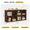 Estante, prateleira de armazenamento de piso, estante divisória semi-fechada para quarto ao lado da cama, armário de armazenamento, armário de grade, armário de oito compartimentos