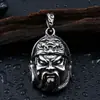 Xizang deus estilo étnico joias atacado personalidade da moda dominador homens pingente Guan Gong aço titânio joias da moda