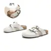 Pantuflas de Verano para Mujer para Exteriores 2026, Sandalias de Playa Planas Huecas Transpirables, Estilo Coreano Versátil Casual