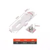 Hebilla de Cierre de Acero Inoxidable Hebilla de Seguridad para Puerta del Hogar Cerradura Hebilla Plegable para Puerta de Madera Cajón Armario Candado Hebilla de Puerta de Escotilla Ferretería Muebles