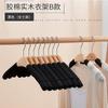 Percha de Madera Maciza con Esponja para Suéteres, Percha de Madera Antideslizante para Ropa de Lana, Percha para Tienda de Ropa, Tendedero