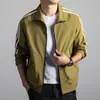 Nuevas Chaquetas Casuales de Primavera para Hombres Jóvenes y de Edad Media, Gama Alta, Cortavientos, Chaquetas Versátiles de Principios de Primavera para Hombre, Suministro Directo del Fabricante