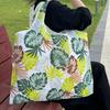 Sacola de Compras de Supermercado Bolsa de Grande Capacidade Bolsa de Tecido Oxford 210D Bolsa Tote Bolsa Grande Estampada Ecobag Extra Grande