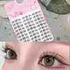 Cílios postiços populares transfronteiriços, comércio exterior, conjunto de cola de girassol sem haste e com ponta dupla, cílios de aparência natural, macios e flexíveis, aumentam os olhos