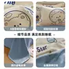 Conjunto de Cuatro Piezas de Leche Estampada de Invierno, Manta de Coral de Doble Cara, Funda de Edredón Individual, Conjunto de Tres Piezas para Dormitorio Individual/Doble, Uso Doméstico