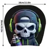 Funda de reposacabezas de coche de terror y divertida, funda de asiento a prueba de polvo, almohada de coche y funda de almohada para el cuello altamente transpirables