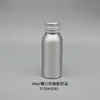 Nova tampa de alumínio de 10ml a 1000ml revestida com rosca frasco de alumínio prateado emulsão óleo essencial água de rosas pura dividida selada latas de alumínio