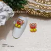 Enfeites de Nail Art Sanrio de Natal Resina Tridimensional Gelatina Brilho Fino Desenho Animado Alce Boneco de Neve Papai Noel Unhas