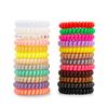 Bandas para el cabello grandes tipo línea telefónica, accesorios de gelatina, accesorios para el cabello, tocado, cuerda para el cabello de alta elasticidad, cuerda para el cabello, coleta para atar el cabello, venta al por mayor