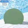 Touca de Natação de Silicone Super Elástico Adulto para Natação ao Ar Livre Confortável e Durável Cobertura de Natação à Prova D'água Proteção de Orelha Touca Antiderrapante