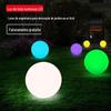Lâmpada de paisagem esférica luminosa LED para quarto, lâmpada de bola suspensa luminosa decorativa para gramado, projeto criativo de iluminação para pátio, lâmpada de bola