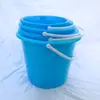 Cubo Pequeño de Fresa con Tapa y Sin Tapa Cubo Portátil Asa de Plástico Cubo de Almacenamiento de Agua de Plástico Hogareño