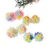 Cor de dopamina fresca de verão, color-blocking, conjunto de flores com contas, DIY, brincos para menina de viagem, presilhas de cabelo, broches, acessórios de flor para sapatos