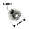 Orifício de Parafuso 1/4 Cabeça de Bola de Metal 17MM Acessórios de Montagem em Carro Adaptador de Liga de Alumínio 25MM Haste de Extensão de Conexão