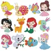Adesivos de Diamante DIY para Crianças Adesivos de Diamante de Desenho Animado Princesa de Desenho Animado Atacado