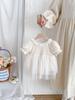 Vestido de Princesa para Bebé Verano Ropa de Bebé Bolsa para Bebé Vestido Pedo Ropa de Verano para Niños Vestido Súper Hermoso