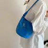 2026 Novo Estilo Japonês e Coreano Ins Bolsa de Ombro/Axila Macia em Camurça para Mulheres, Bolsa Saco Casual Simples Versátil da Moda