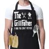 E-Commerce Transfronteiriço Avental Criativo para Churrasco à Prova d'Água Festa na Cozinha Letra Engraçada Avental Estilo Jardim Avental Estampado