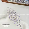 Set de 12 Colores para Uñas Artísticas de Mariposa Brillante con Diamantes Decoración de Diamantes Combinada Set de Diamantes Decorativos Ultra Brillantes Venta al Por Mayor