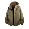 Chaquetas de comercio exterior para hombre y mujer, cortavientos con capucha de talla grande, ropa de trabajo, chaquetas funcionales para exteriores de algodón plumón, hechas a medida