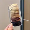 Elástico de Cabelo Elegante para Rabo de Cavalo Alto para Mulheres, Elástico de Cabelo com Fio Contínuo, Alta Elasticidade, Corda de Cabelo Durável, Acessório de Cabelo para Adultos