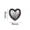 Corazón de Cuervo Retro Aleación Diamante Accesorios para Uñas Punk Estilo Oscuro Cruz Metal Accesorios Diamantes para Uñas Venta al por Mayor