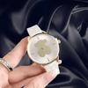 Cinto Clássico Mostrador de Urso Simples Relógio Feminino Moda Relógio Feminino Relógio de Quartzo Relógio À Prova D'Água para Mulheres