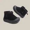 Botas de Nieve Jingqi para Niños Invierno Nuevas para Hombre y Mujer Botines de Algodón para Bebé Forrados de Felpa Cálidos Zapatos Grandes de Algodón Botines Cortos Engrosados para Niños