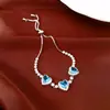 Pulseira de Coração de Zircônia Super Brilhante, Luxo Leve, Moda de Alto Padrão, Simples e Requintada, Design de Nicho, Joia Versátil