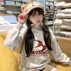 Ropa con Capucha Estilo Japonés y Coreano Sudadera con Capucha Casual Deportiva Mori para Mujer Sudadera con Capucha Estampada para Mujer Otoño e Invierno Cálido