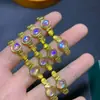Anillo de piedra lunar natural para mujer, apertura ajustable, estilo abierto, piedra principal de 6x8 mm, venta al por mayor directa de fábrica, transfronterizo