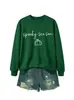 Sudadera de calabaza simple y cómoda versátil para mujer de temporada espeluznante de la tienda independiente Amazon para exportación